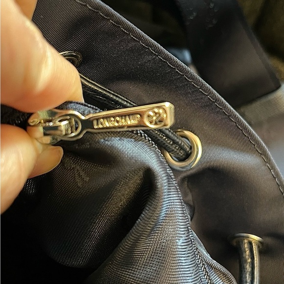 Longchamp Le Pilage Neoprene Bucket Bag - Navy - Picture 11 of 13